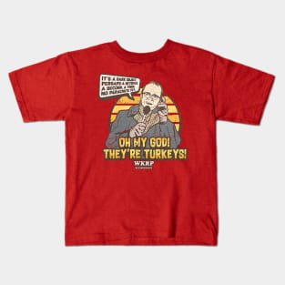 WKRP OH MY GOD VINTAGE retro Kids T-Shirt